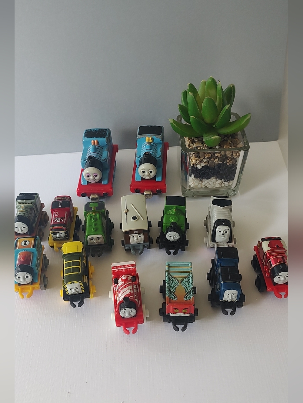Tomas And Friends Collection 14 Pieces Mattel Minis Mixed Lot Excellent Conditio